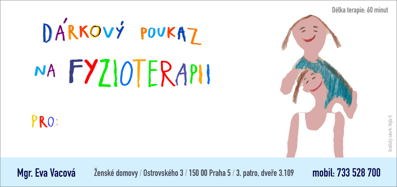 Dárkový poukaz - Eva Vacová - fyzioterapie